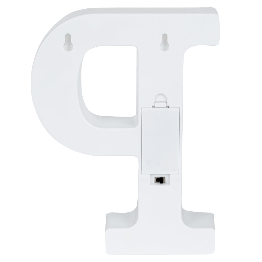 Illumify White LED Marquee Letter P Sign - 8 3/4" - 1 count box