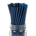 Basic Nature Midnight Blue PLA / PBAT Plastic Straw - Compostable - 8 1/4" - 2000 count box