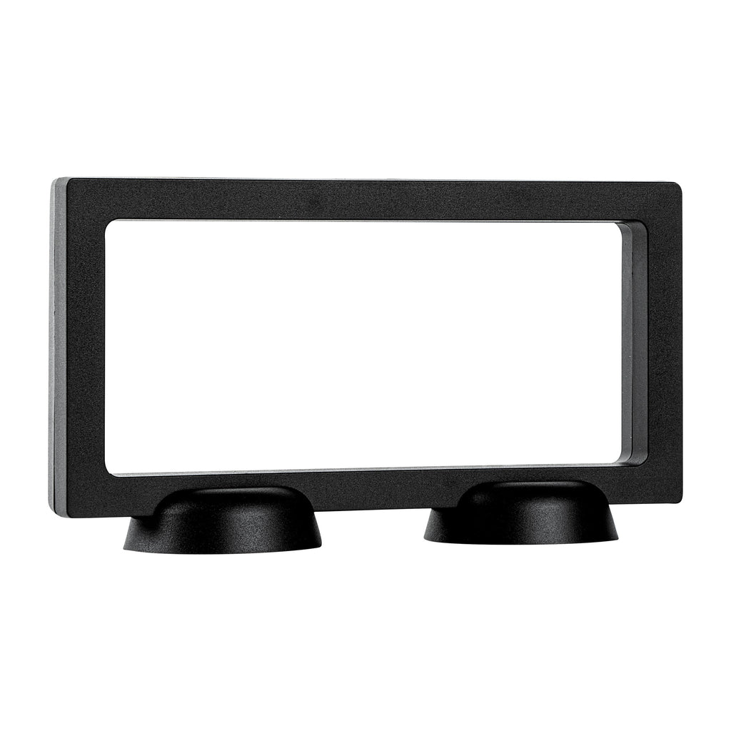 Display Tek Rectangle Black Plastic 3D Floating Display Case - 7" x 3 1/2" x 3/4" - 10 count box