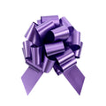 Gift Tek Purple Plastic Flora Satin Pull Bow - 5 1/2" - 10 count box