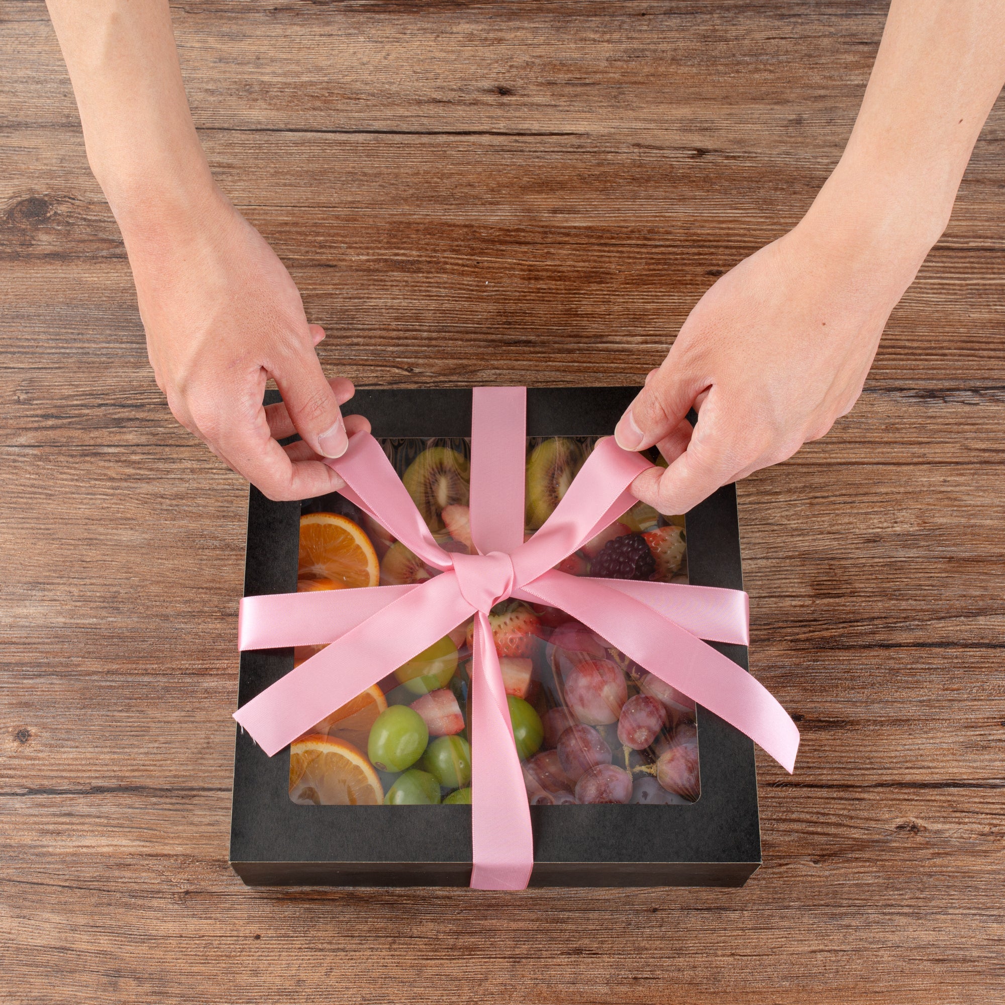 Gift Tek Pink Polyester Satin Ribbon - Single Face - 1" x 10 yds - 10 count box