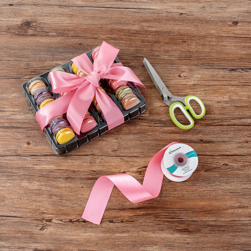 Gift Tek Pink Polyester Satin Ribbon - Single Face - 1 1/2" x 10 yds - 10 count box