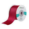 Gift Tek Sherry Red Polyester Satin Ribbon - Single Face - 1 1/2" x 10 yds - 1 count box