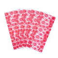 Bag Tek Plastic Candy Bag - Snowflakes - 4" x 2" x 9 1/2" - 100 count box