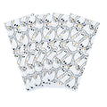 Bag Tek Plastic Candy Bag - Ghosts, Gusseted - 4" x 2" x 9 1/2" - 4000 count box