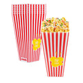 Maxi Serve 40 oz Red Plastic Popcorn Container - 10 count box