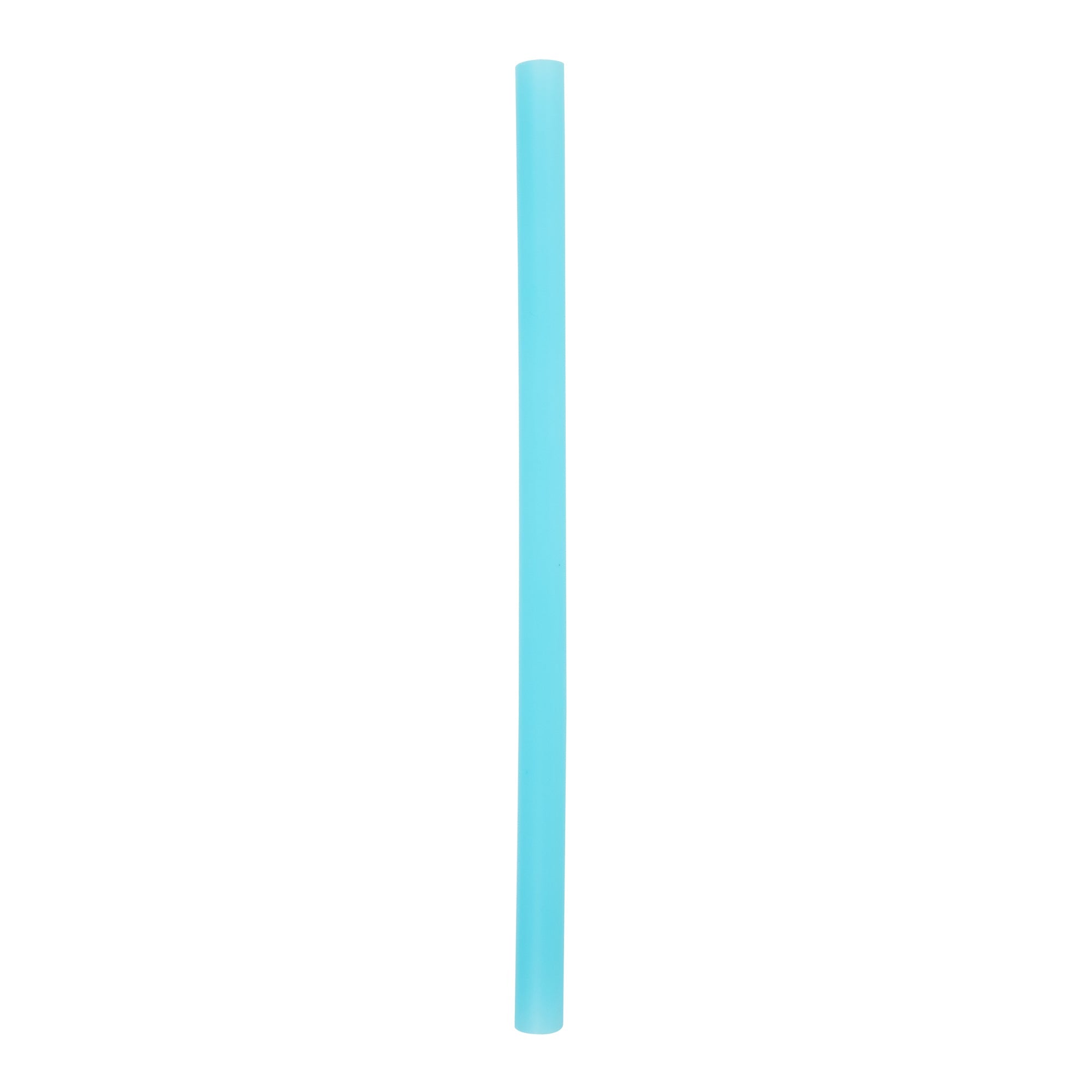 Vanish Blue PHA Plastic Straw - Unwrapped, Compostable - 9" - 1000 count box