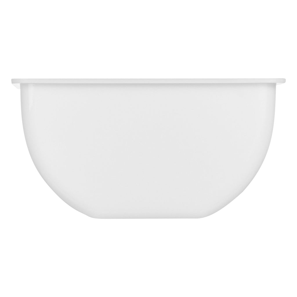 Bar Lux 1.5 Pint White Plastic Insert - Fits 4-Compartment Condiment Caddy - 4 count box