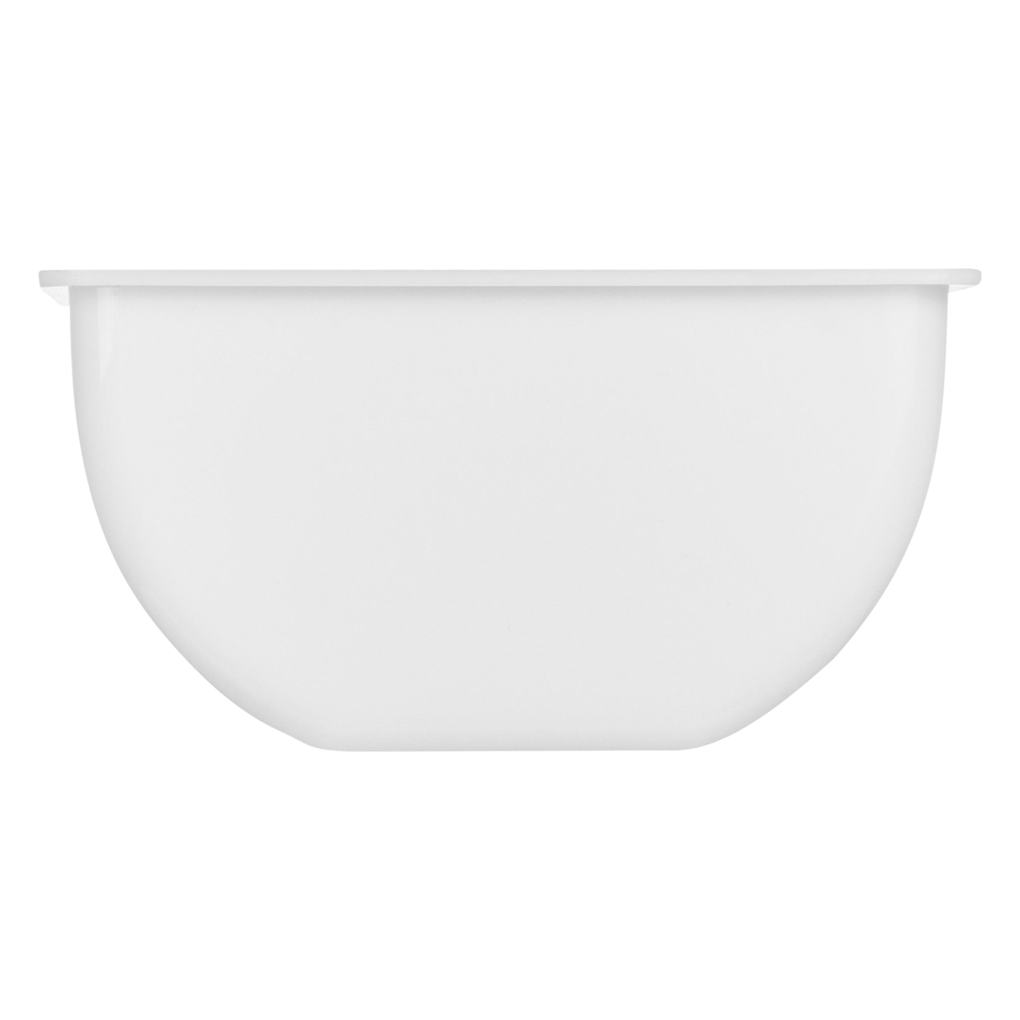 Bar Lux 1.5 Pint White Plastic Insert - Fits 4-Compartment Condiment Caddy - 4 count box