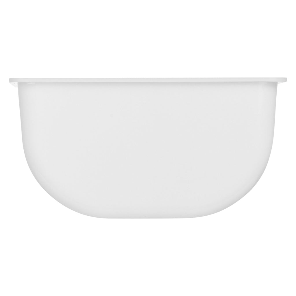 Bar Lux 1.25 Pint White Plastic Insert - Fits 5-Compartment Condiment Caddy - 5 count box