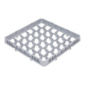 Clean Tek Professional Gray Half Drop Extender - 36 Compartments - 19 3/4" x 19 3/4" x 3" - 1 count box