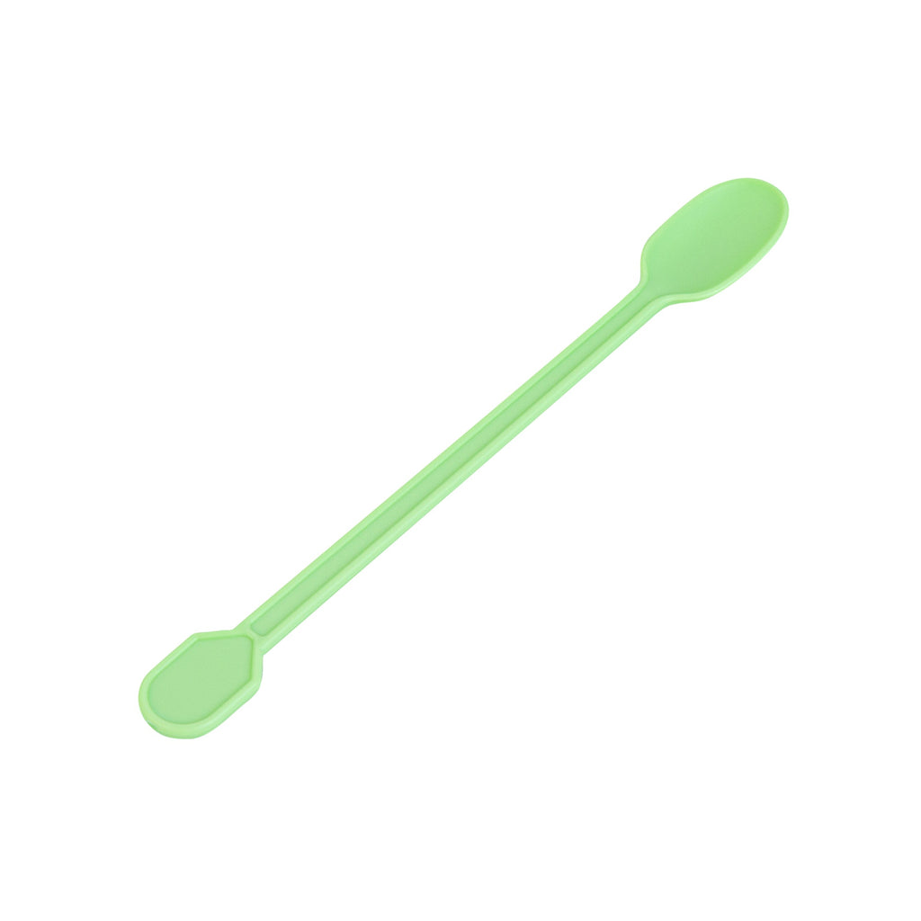 Basic Nature Green CPLA Plastic Coffee Stirrer / Spoon - Compostable - 4" - 1000 count box