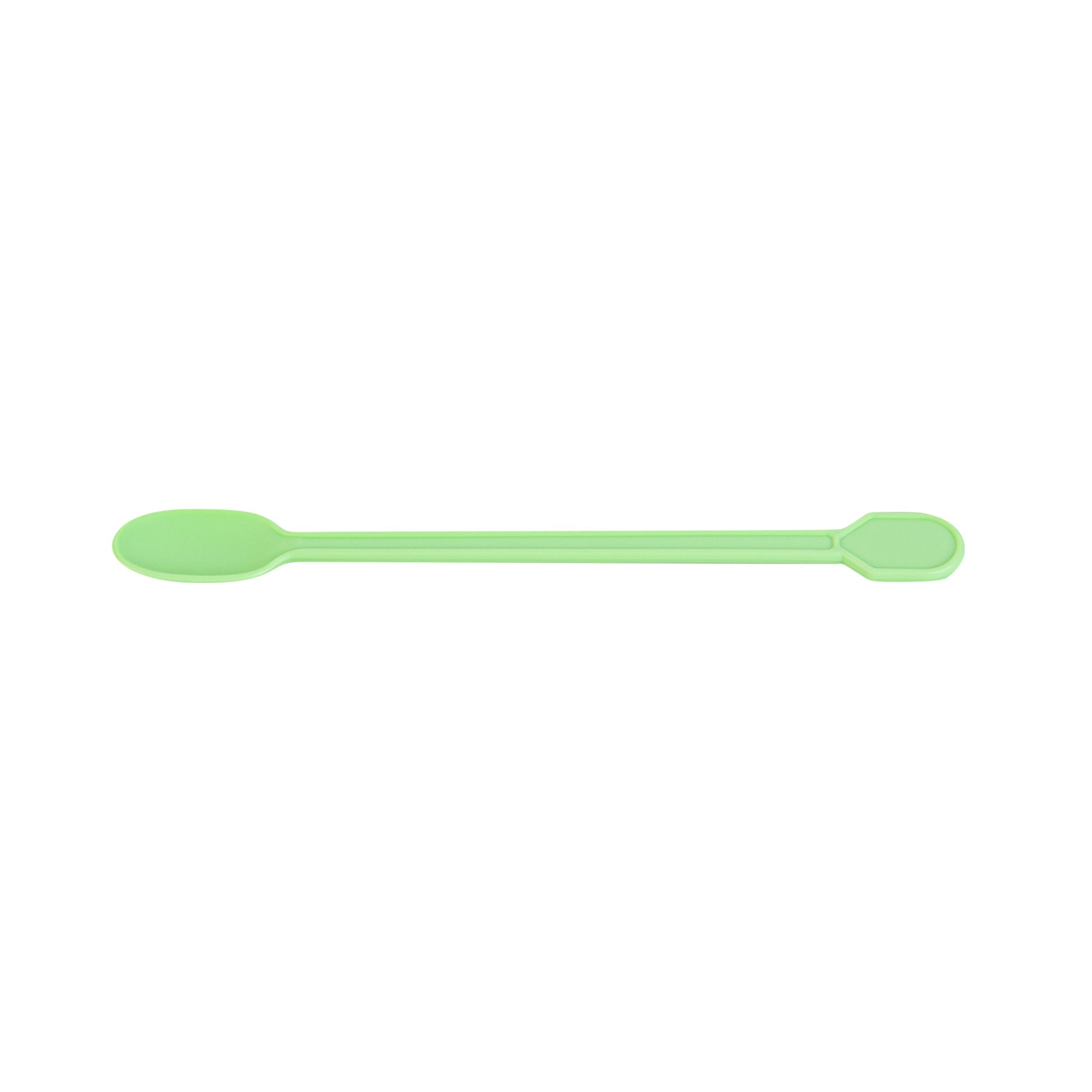 Basic Nature Green CPLA Plastic Coffee Stirrer / Spoon - Compostable - 4" - 1000 count box