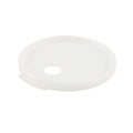 Met Lux Round White Plastic Lid - Fits 4 qt Food Storage Container - 1 count box