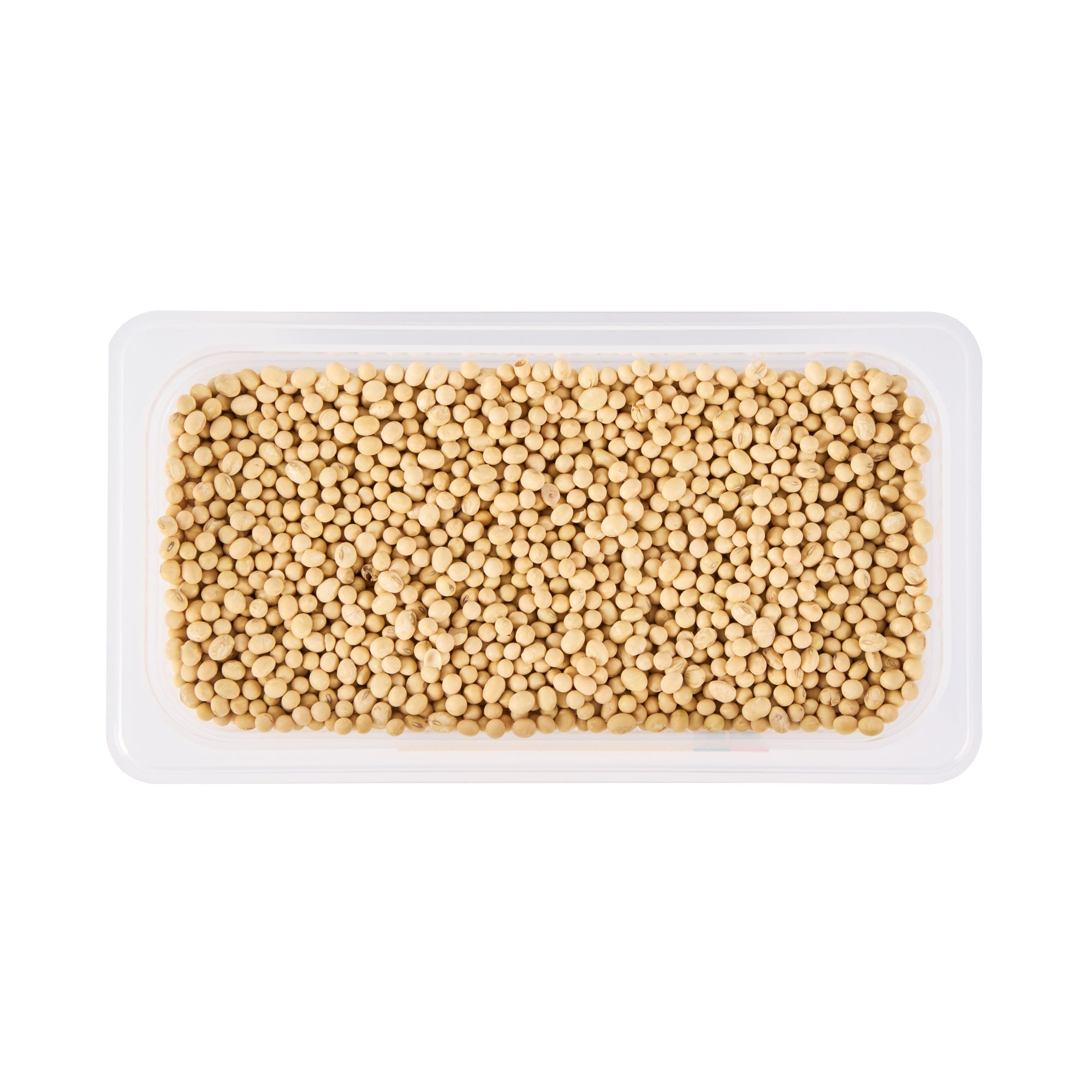 Met Lux Rectangle White Polypropylene 1/3 Size Food Pan - 2.5" Deep, with Label - 10 count box
