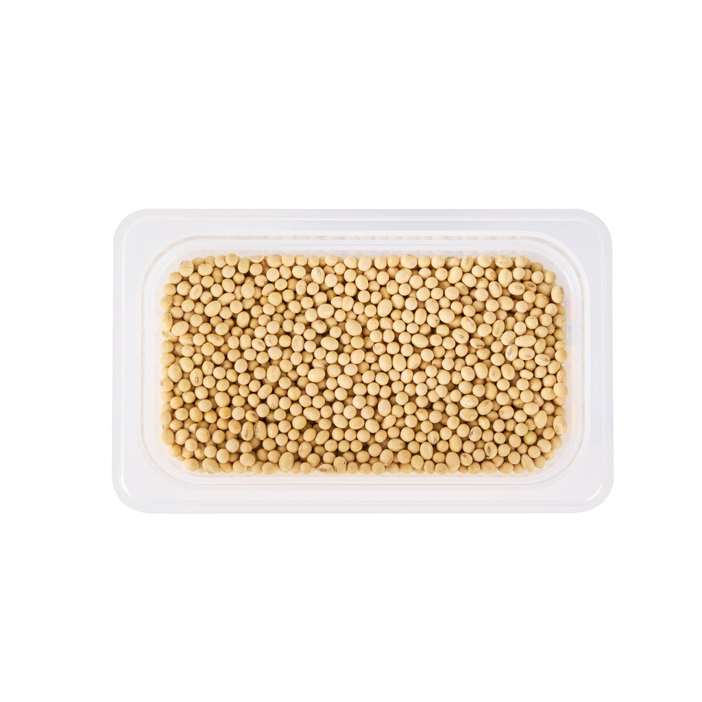 Met Lux Rectangle White Polypropylene 1/4 Size Food Pan - 6" Deep, with Label - 10 count box