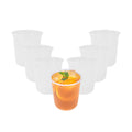 Bev Tek 13 oz U-Shape Frosted Plastic Hot / Cold Drinking Cup - 500 count box