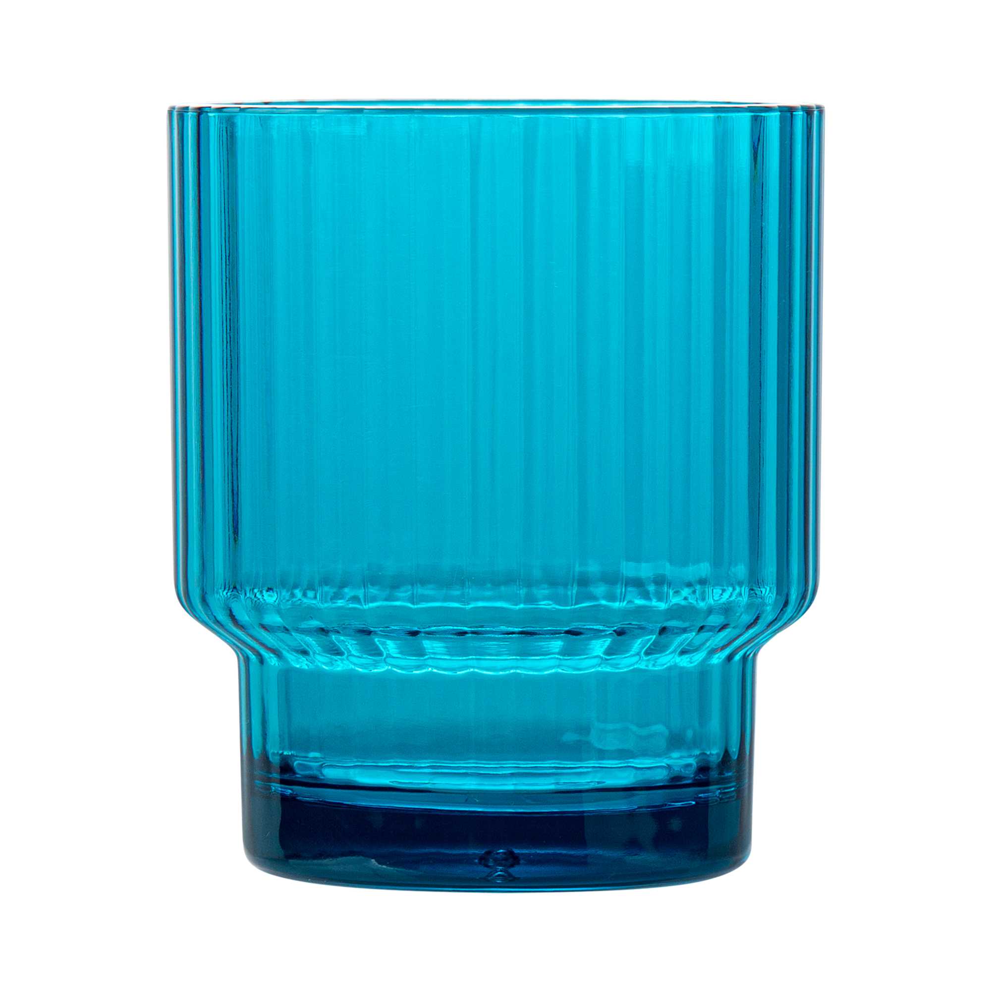 Bev Tek 11 oz Blue SAN Plastic Tumbler - Stackable - 48 count box