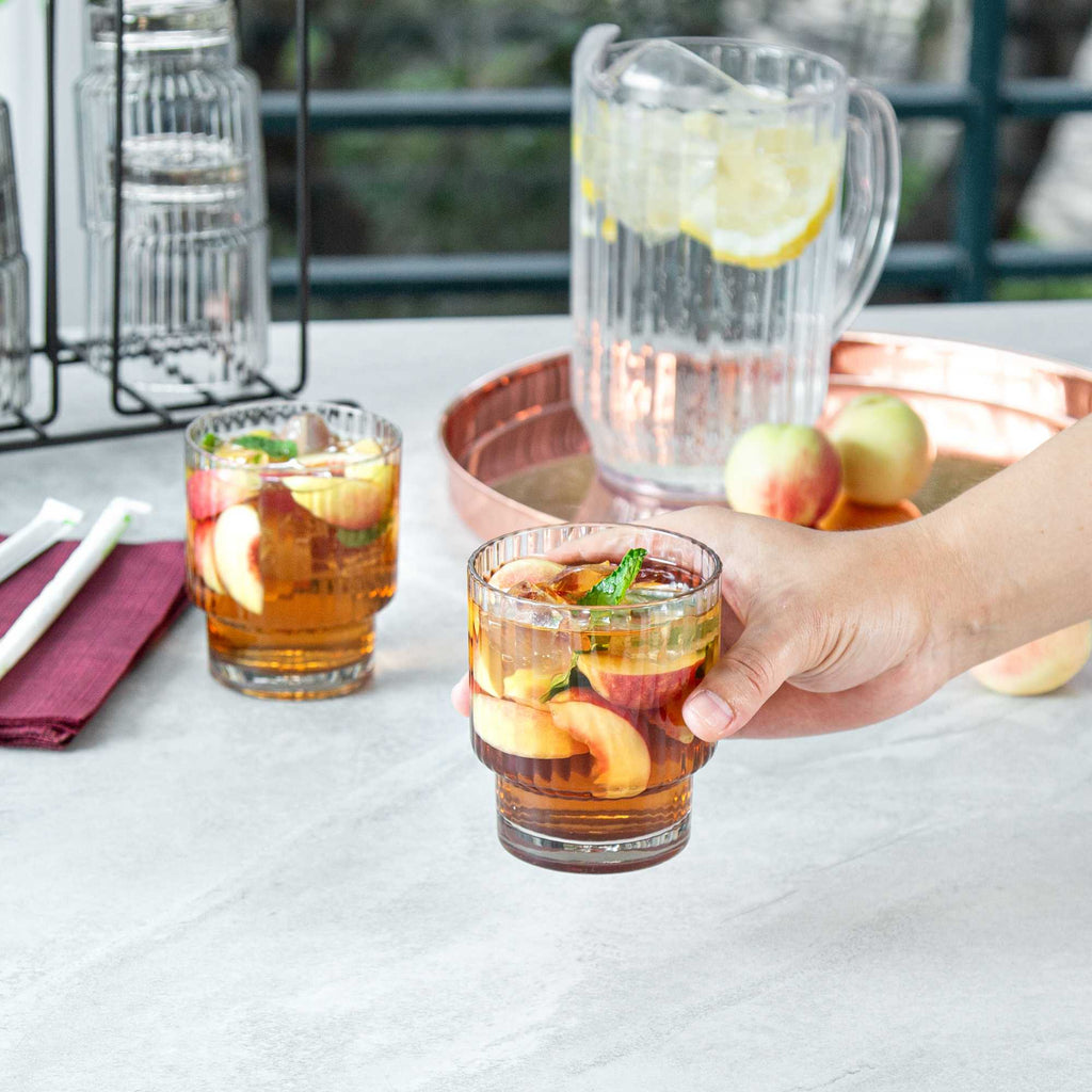 Bev Tek 11 oz Clear SAN Plastic Tumbler - Stackable - 48 count box