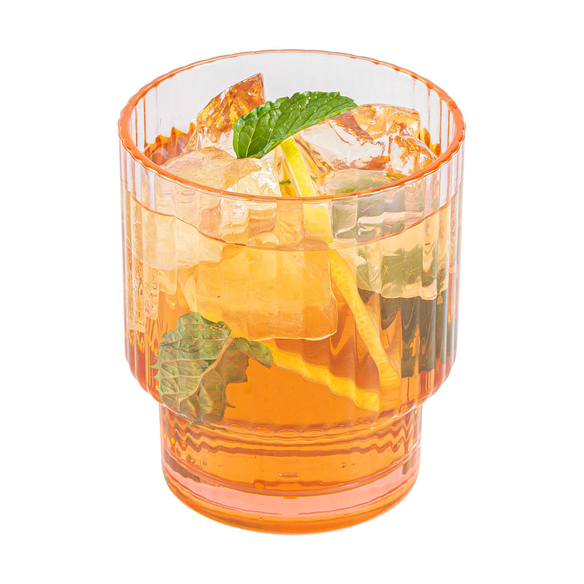 Bev Tek 11 oz Pink SAN Plastic Tumbler - Stackable - 48 count box
