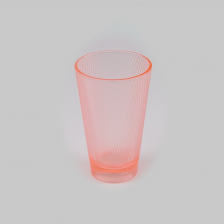Bev Tek 14 oz Pink SAN Plastic Tumbler - 48 count box