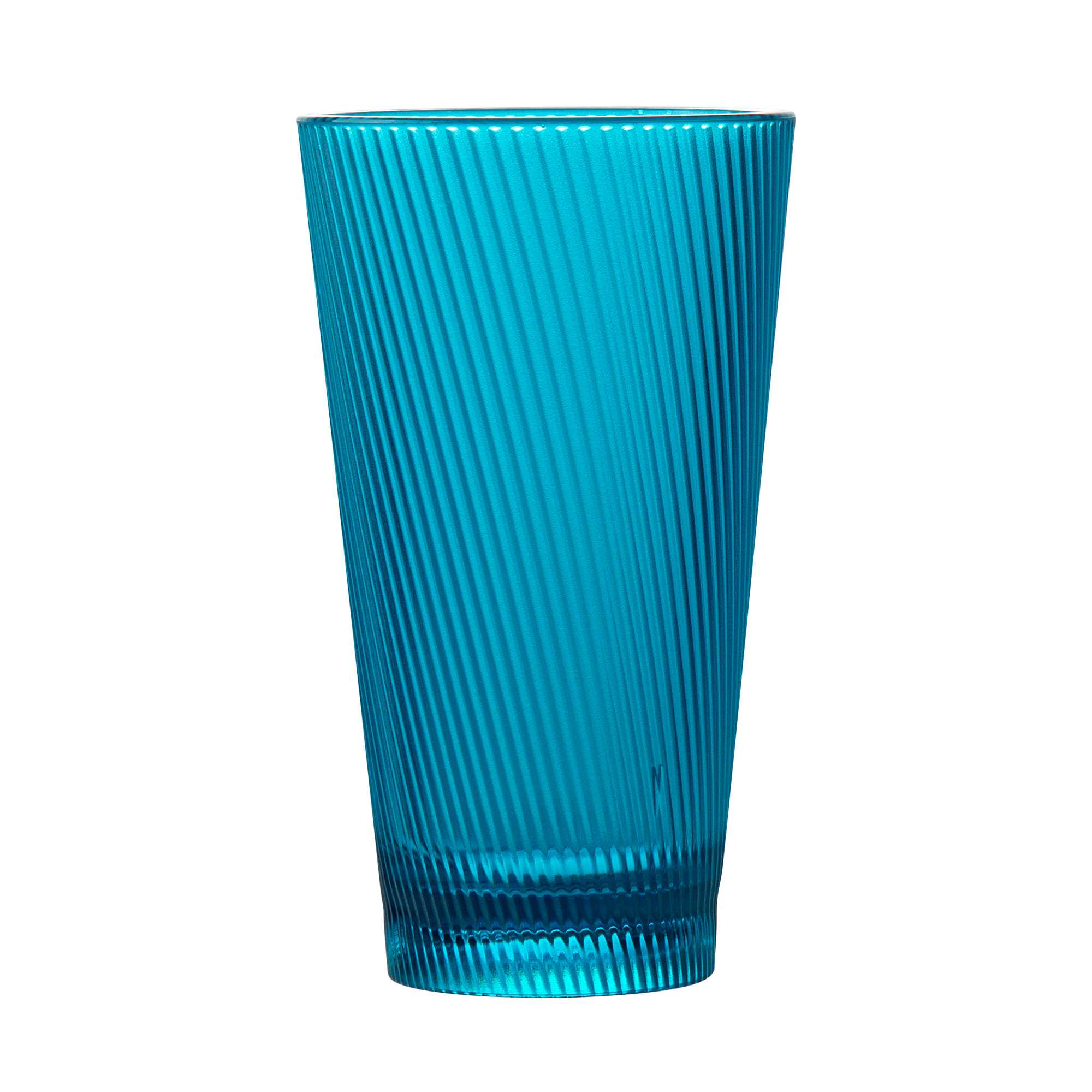 Bev Tek 16 oz Blue SAN Plastic Tumbler - 6 count box