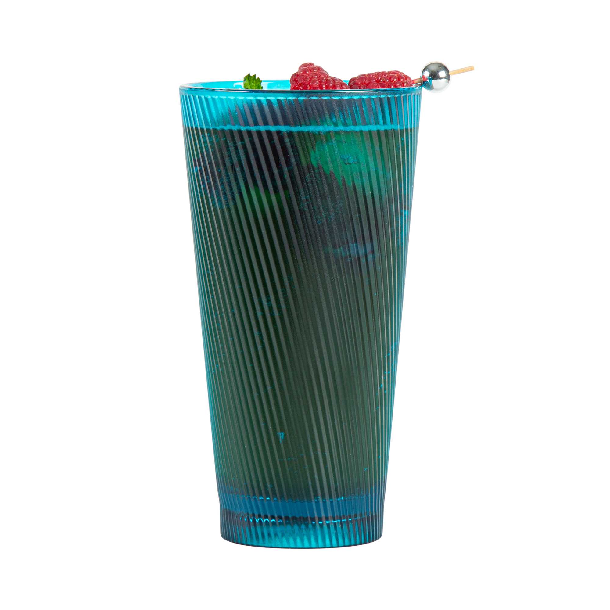 Bev Tek 20 oz Blue SAN Plastic Tumbler - 48 count box