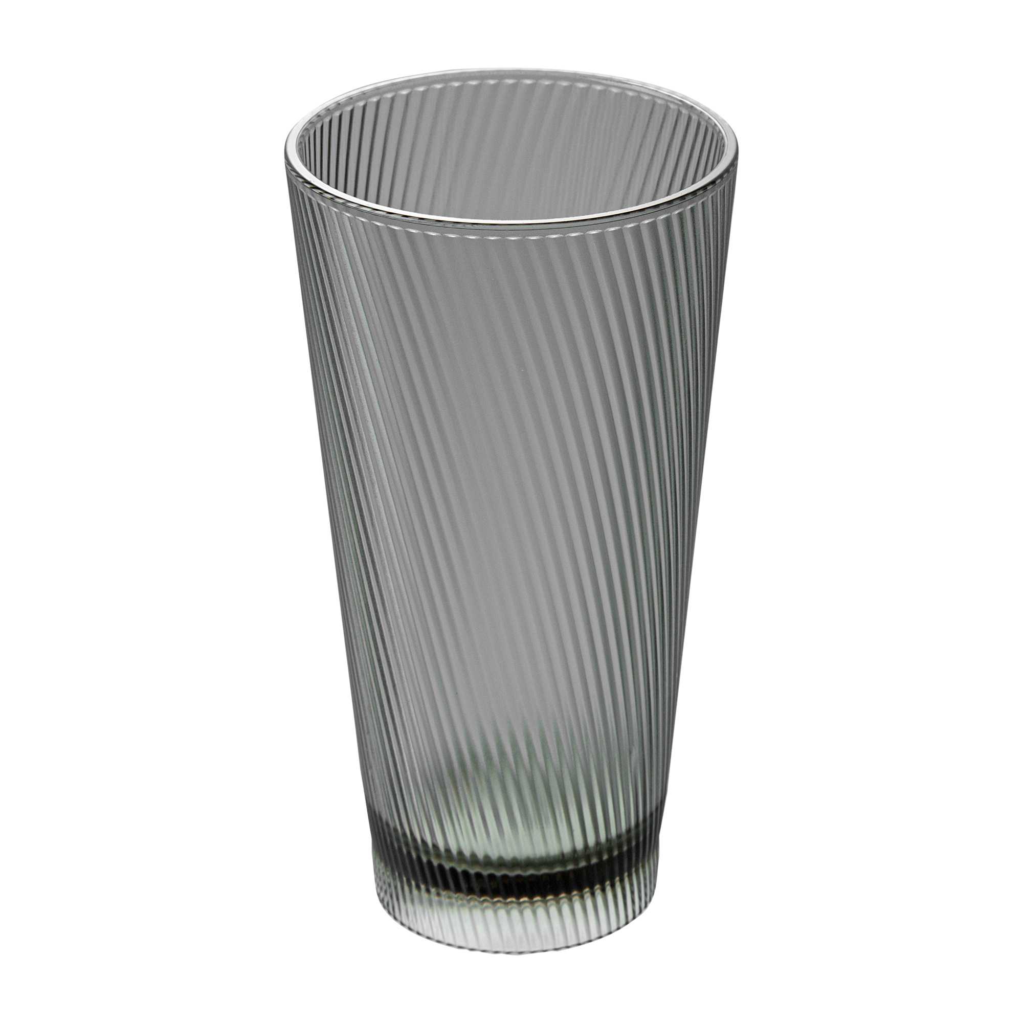 Bev Tek 20 oz Gray SAN Plastic Tumbler - 6 count box
