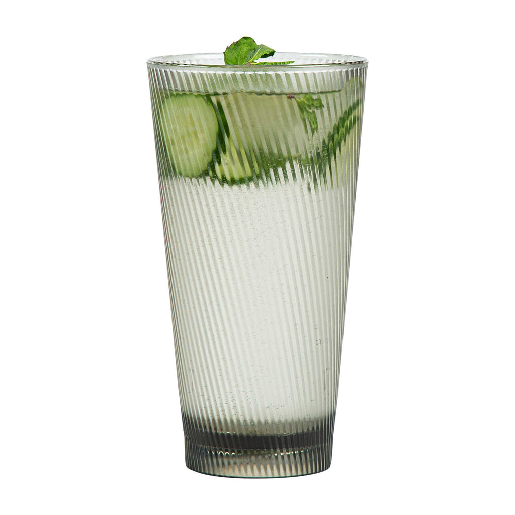 Bev Tek 20 oz Gray SAN Plastic Tumbler - 6 count box