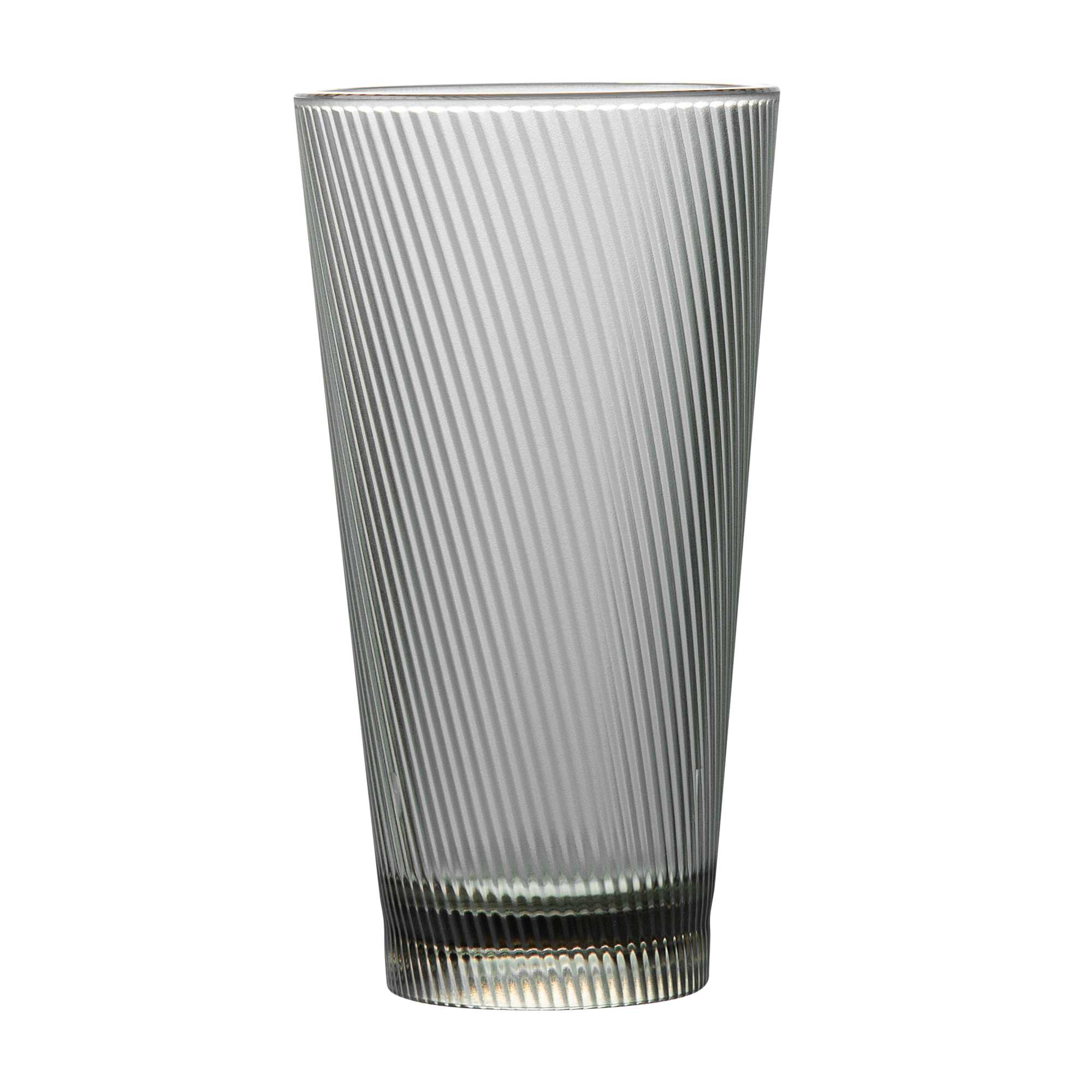 Bev Tek 20 oz Gray SAN Plastic Tumbler - 6 count box