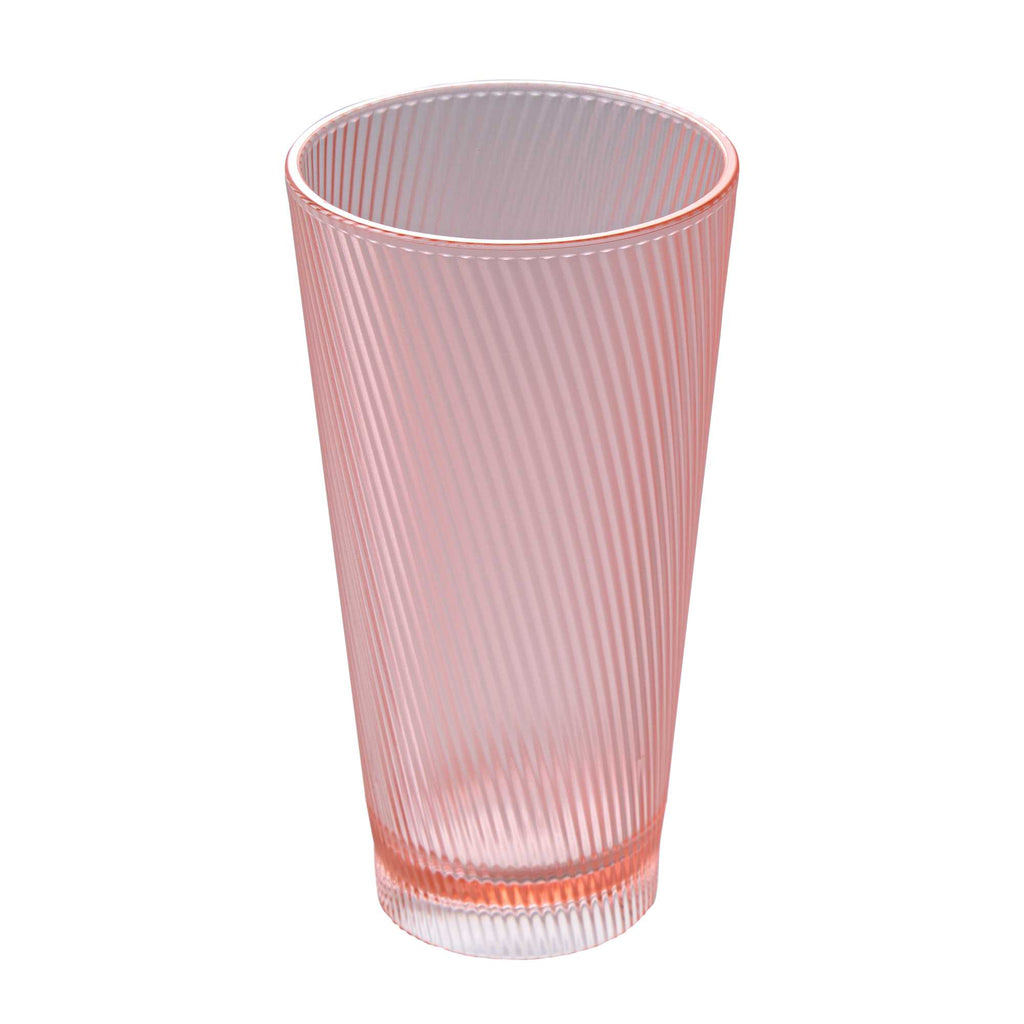 Bev Tek 20 oz Pink SAN Plastic Tumbler - 6 count box