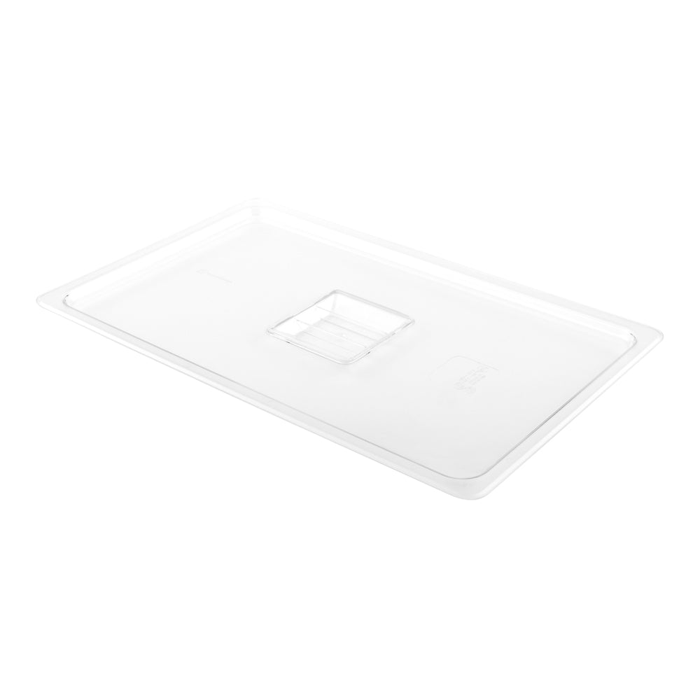 Met Lux Rectangle Clear Plastic Lid - Fits Full Size Cold Food Storage Container - 1 count box