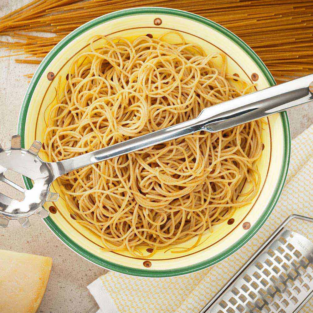 Met Lux Stainless Steel Pasta Server - Professional - 13" - 1 count box