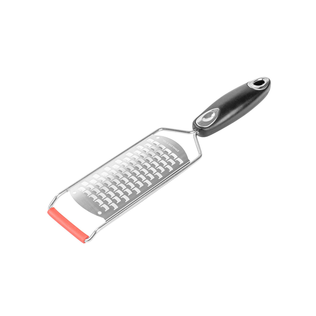 Met Lux Stainless Steel Coarse Grater - with Plastic Handle - 12" - 1 count box