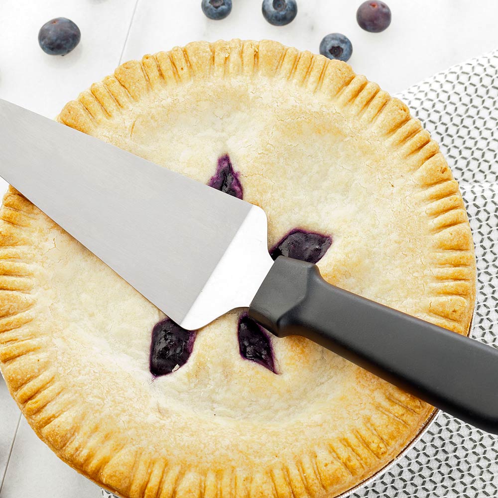 Met Lux Stainless Steel Pie Server - with Plastic Handle - 10 1/2" - 1 count box