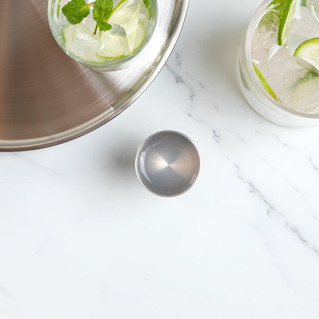 Bar Lux 1 oz / 2 oz Stainless Steel Jigger - Negroni - 1 count box