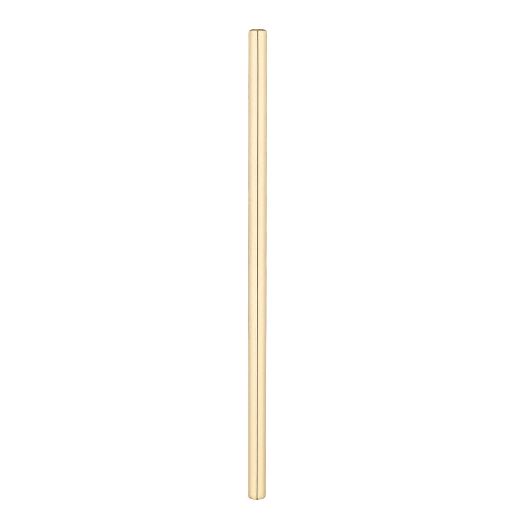 Bar Lux Gold-Plated Stainless Steel Straw - 5" - 2 count box