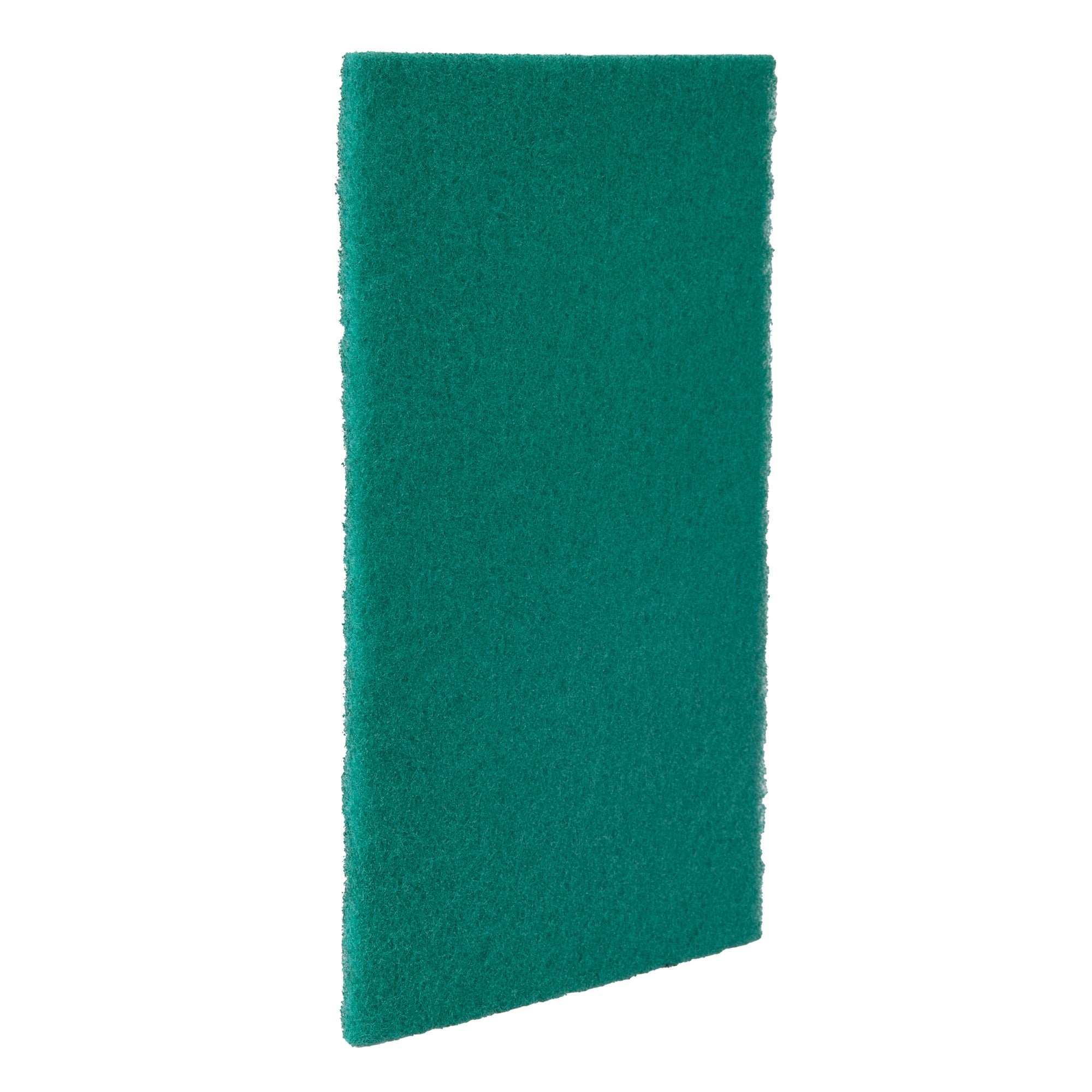 RW Clean Green Polyester Heavy-Duty Scouring Pad - 9" x 6" - 10 count box