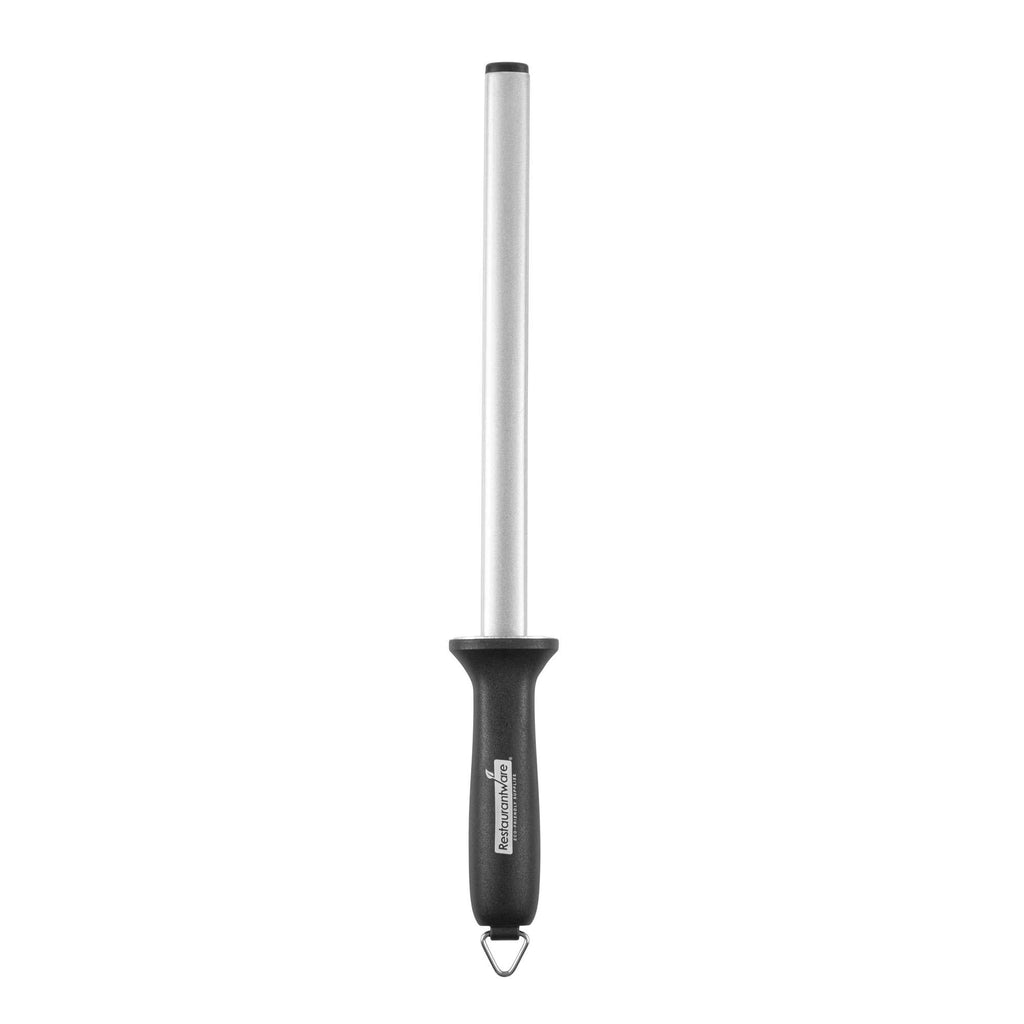 Kitchen tek Professional Diamond Edge 10" Knife Sharpener - with Black Nylon Handle - 1 count box