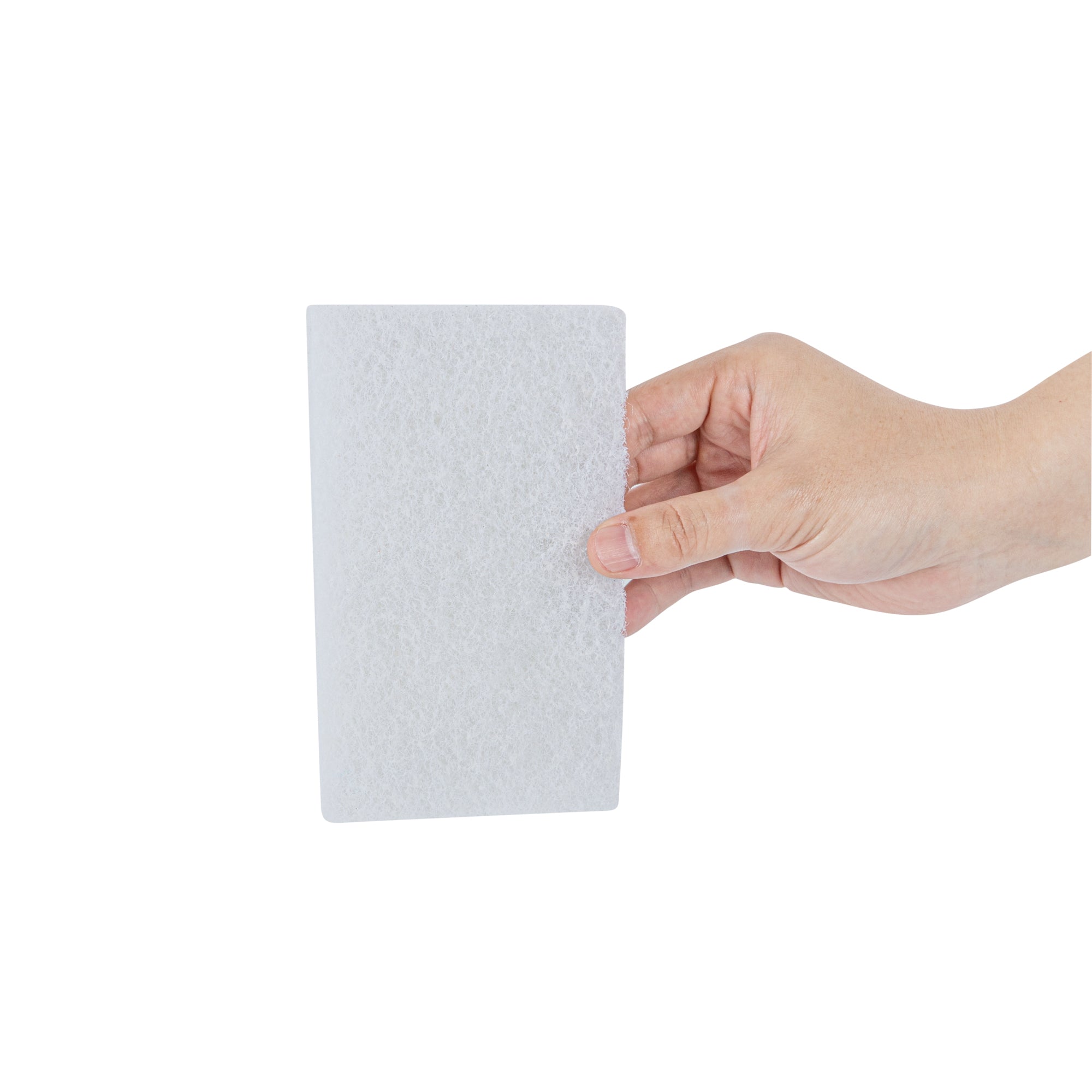 RW Clean White Scouring Pad - Multi-Purpose, Light Duty - 6" x 3 1/2" x 1" - 10 count box