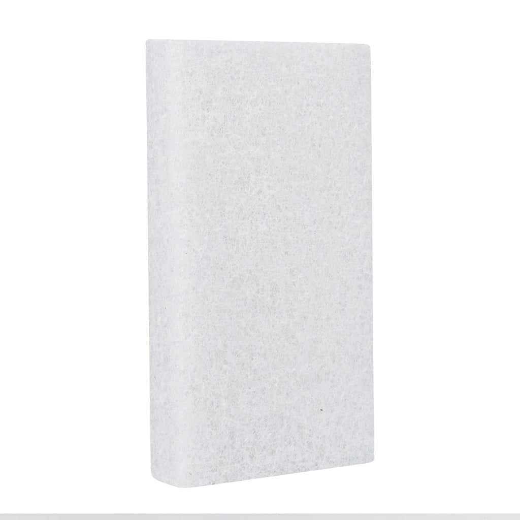 RW Clean White Scouring Pad - Multi-Purpose, Light Duty - 6" x 3 1/2" x 1" - 10 count box