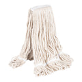 RW Clean 24 oz White Poly-Cotton Blend Wet Mop Head - Loop End - 1 count box