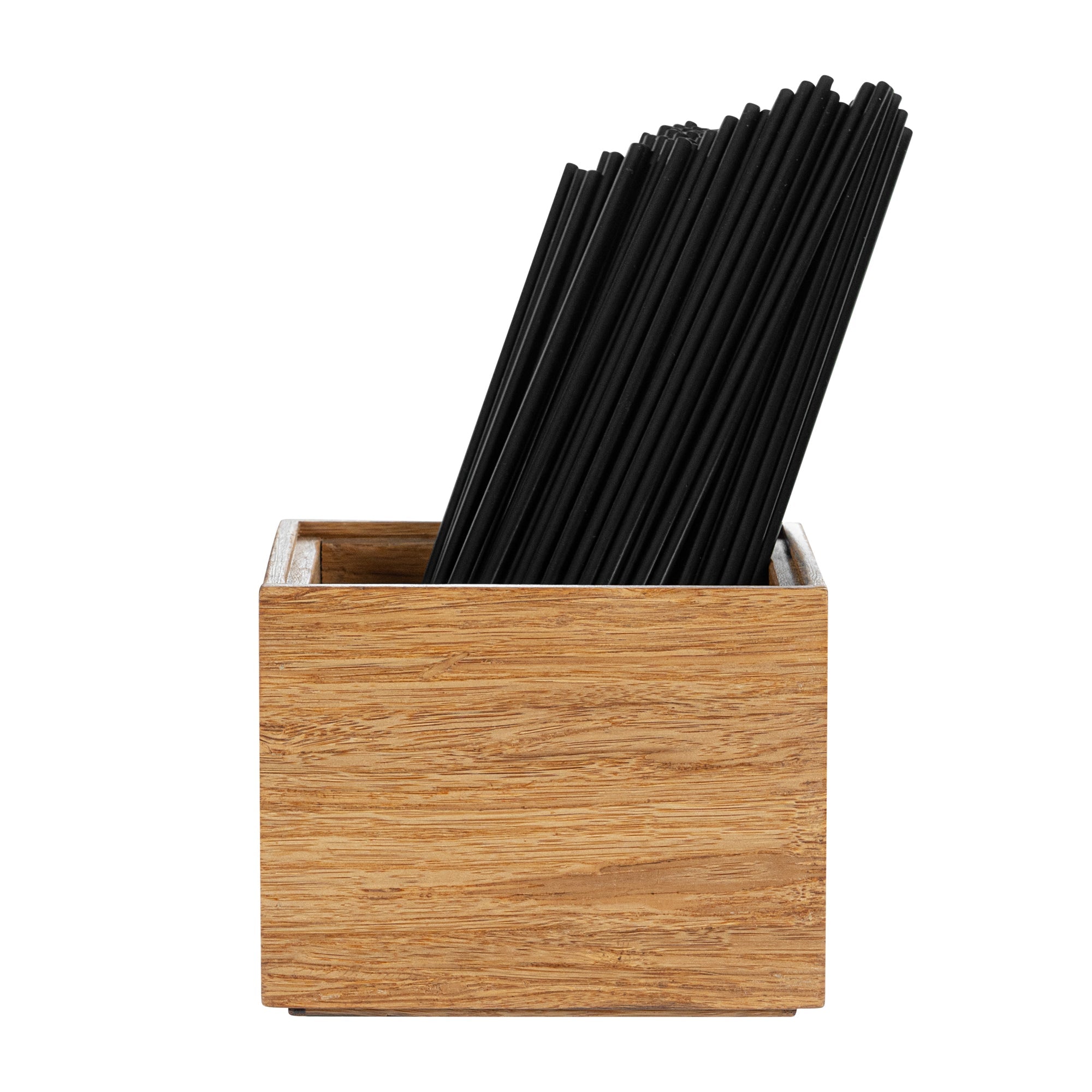 Eco Display Natural Bamboo Condiment Rack Box - 4" x 4" x 3 1/4" - 1 count box