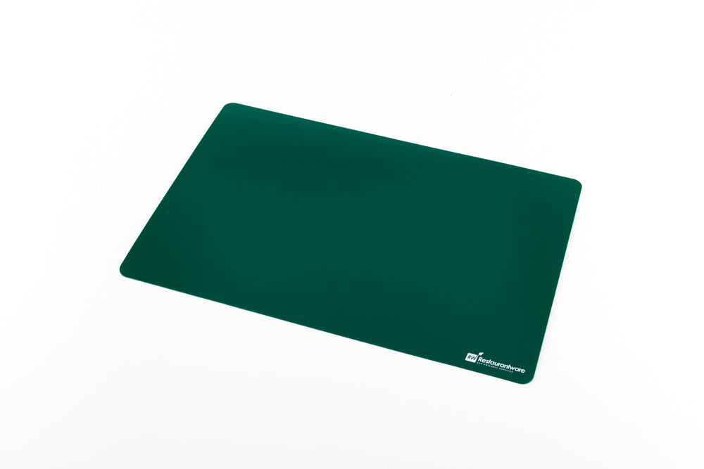 Chef 101 Rectangle Assorted Plastic Flexible Cutting Board / Chopping Mat Set - Includes 4 Mats - 18" x 12" - 1 count box
