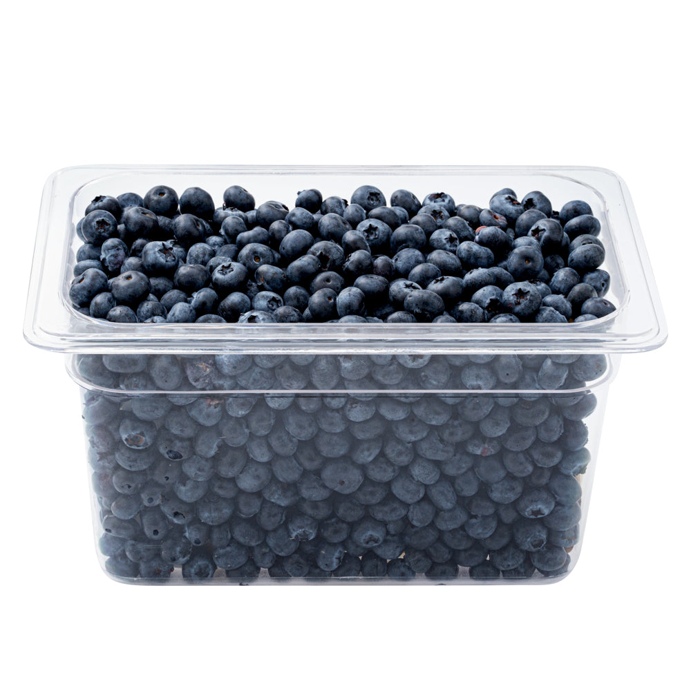 Met Lux Rectangle Clear Plastic 1/4 Size Cold Food Storage Container - 6" Depth - 10 count box