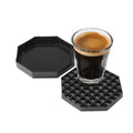 Bev Tek Black Plastic Drip Tray - with Removable Grate - 5" - 1 count box