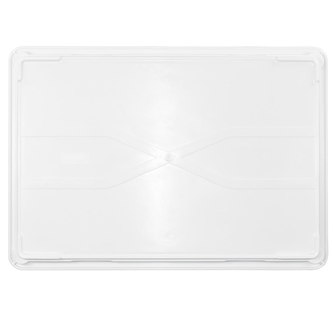 Pizzaly White Plastic Lid - Fits Pizza Dough Proofing Box - 1 count box