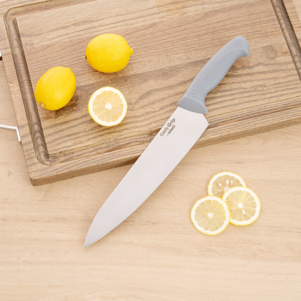 Comfy Grip Gray Stainless Steel 10" Chef's Knife - 1 count box