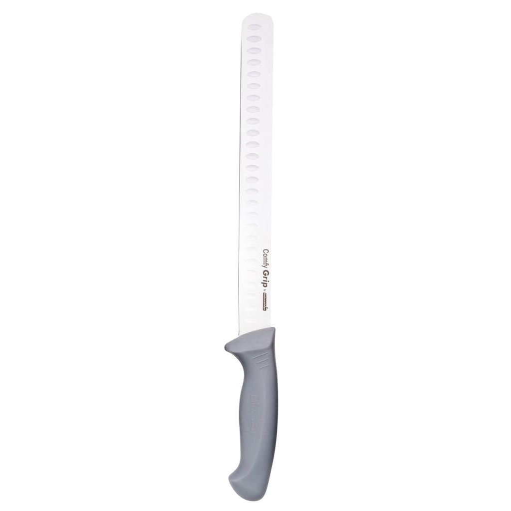 Comfy Grip Gray Stainless Steel 12" Slicing Knife - 1 count box