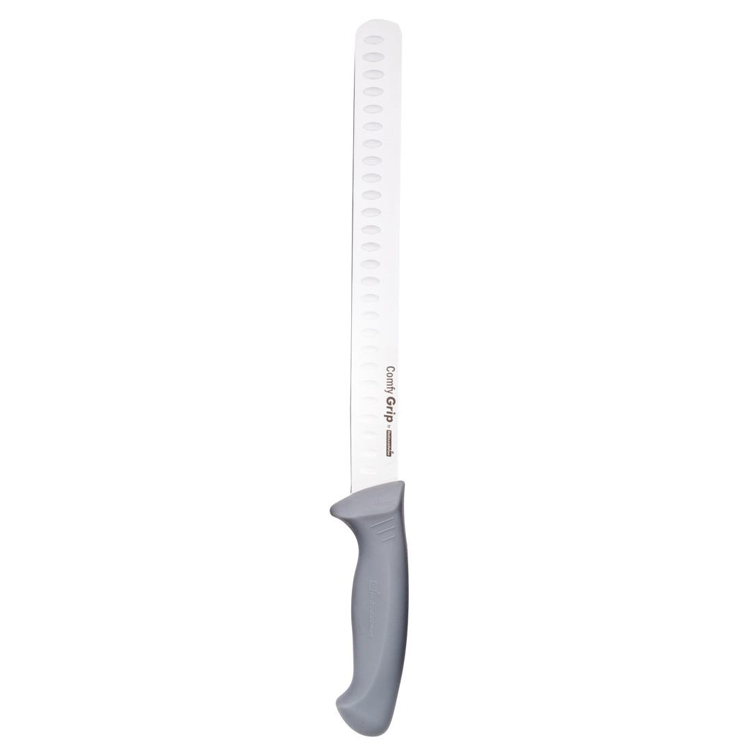 Comfy Grip Gray Stainless Steel 12" Slicing Knife - 1 count box